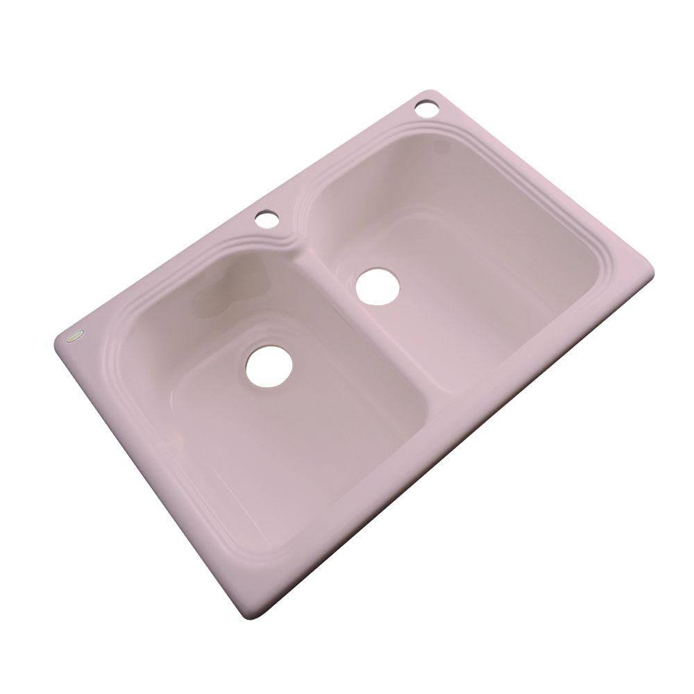 2-Hole Double Bowl Kitchen Sink N5642
