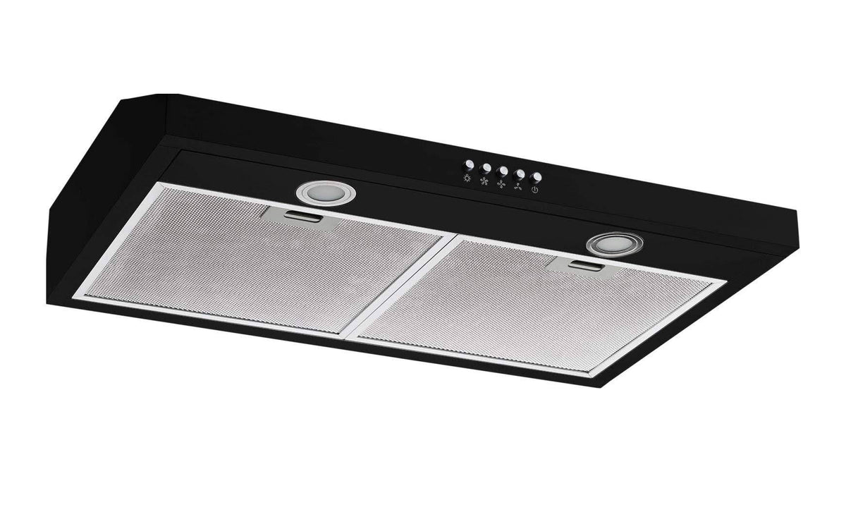 Black Convertible Under Cabinet Range Hood O244