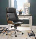Black Bonded Leather Executive Office Chair J290012