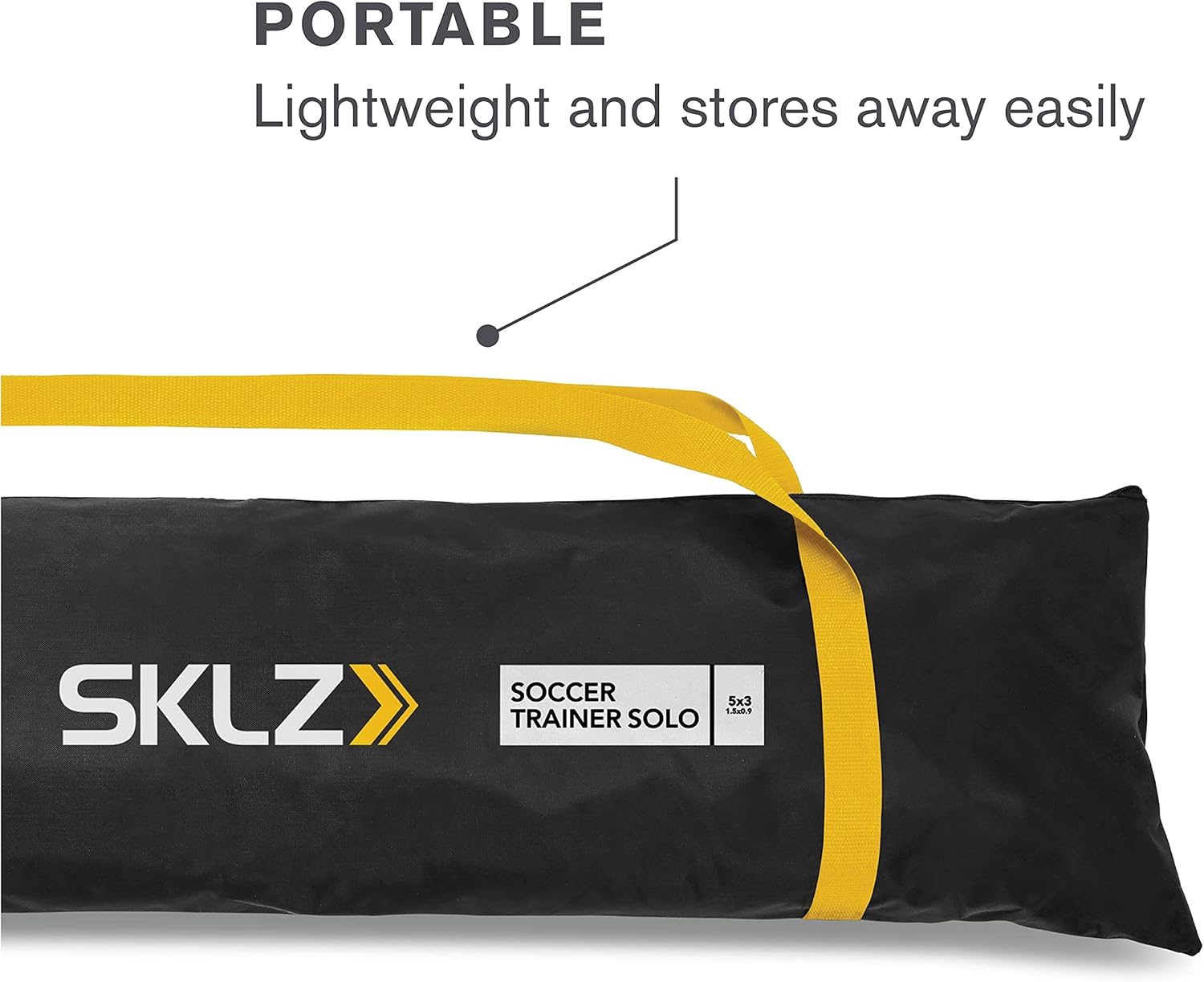 Solo Soccer Net Trainer and Rebounder with Carry Bag Z442613