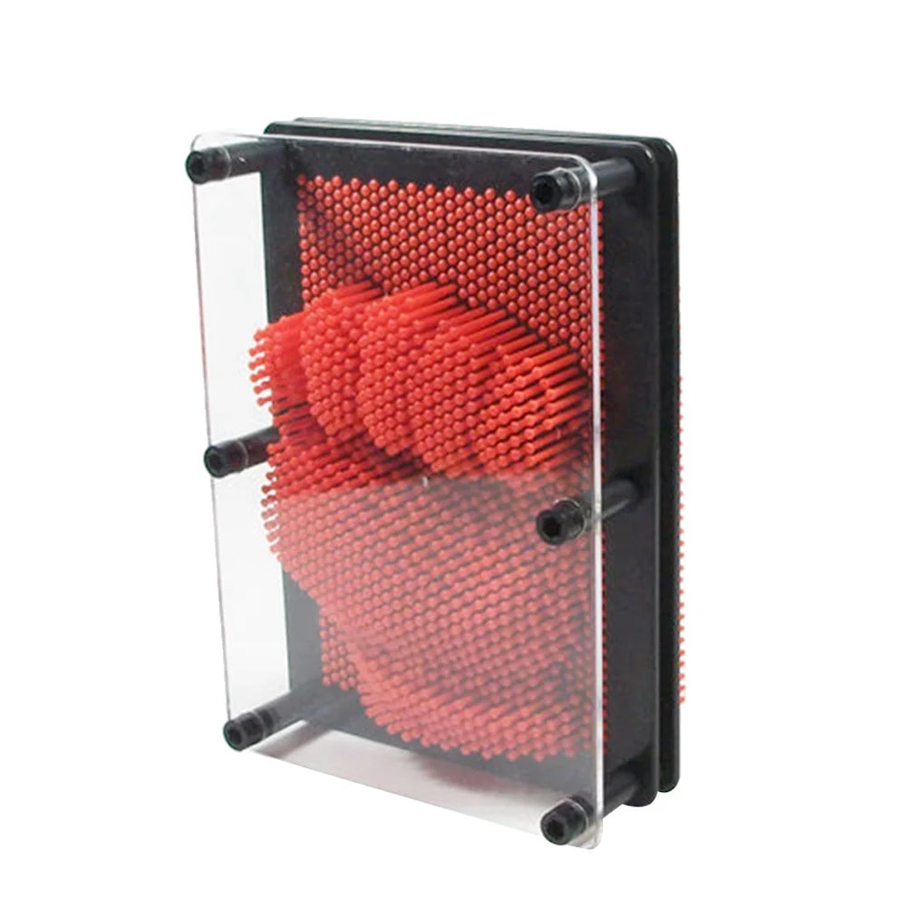 Large Size Red 3-Dimensional Pin Art Board Toy D41643
