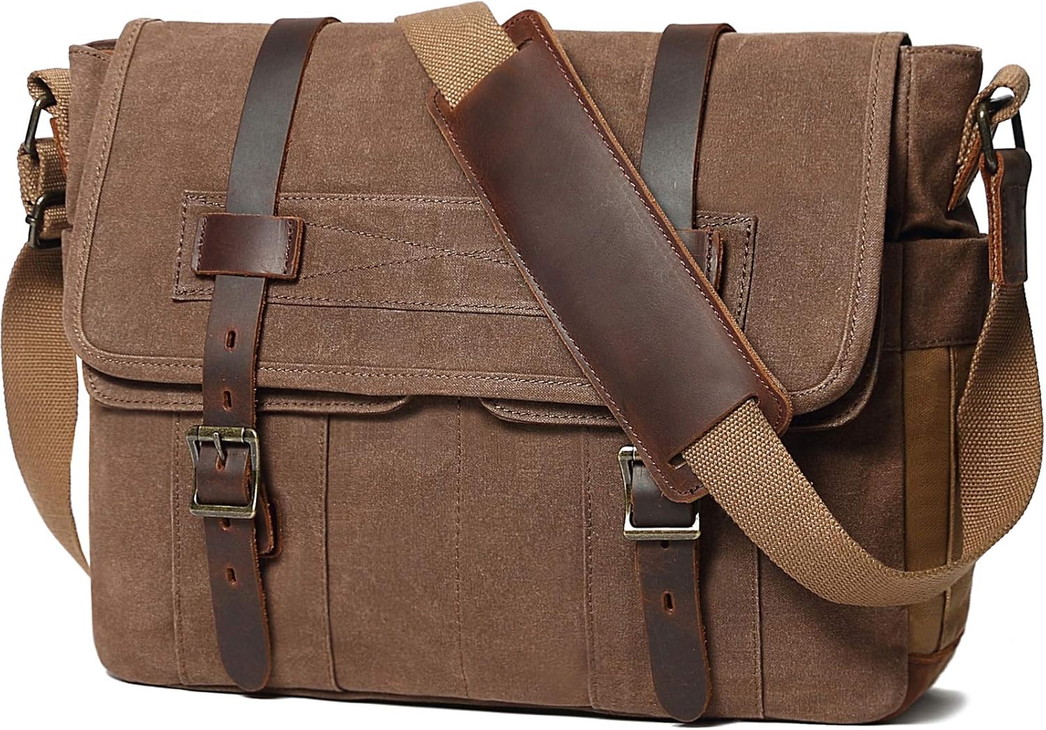 Canvas Messenger Bag Laptop Briefcase E19570