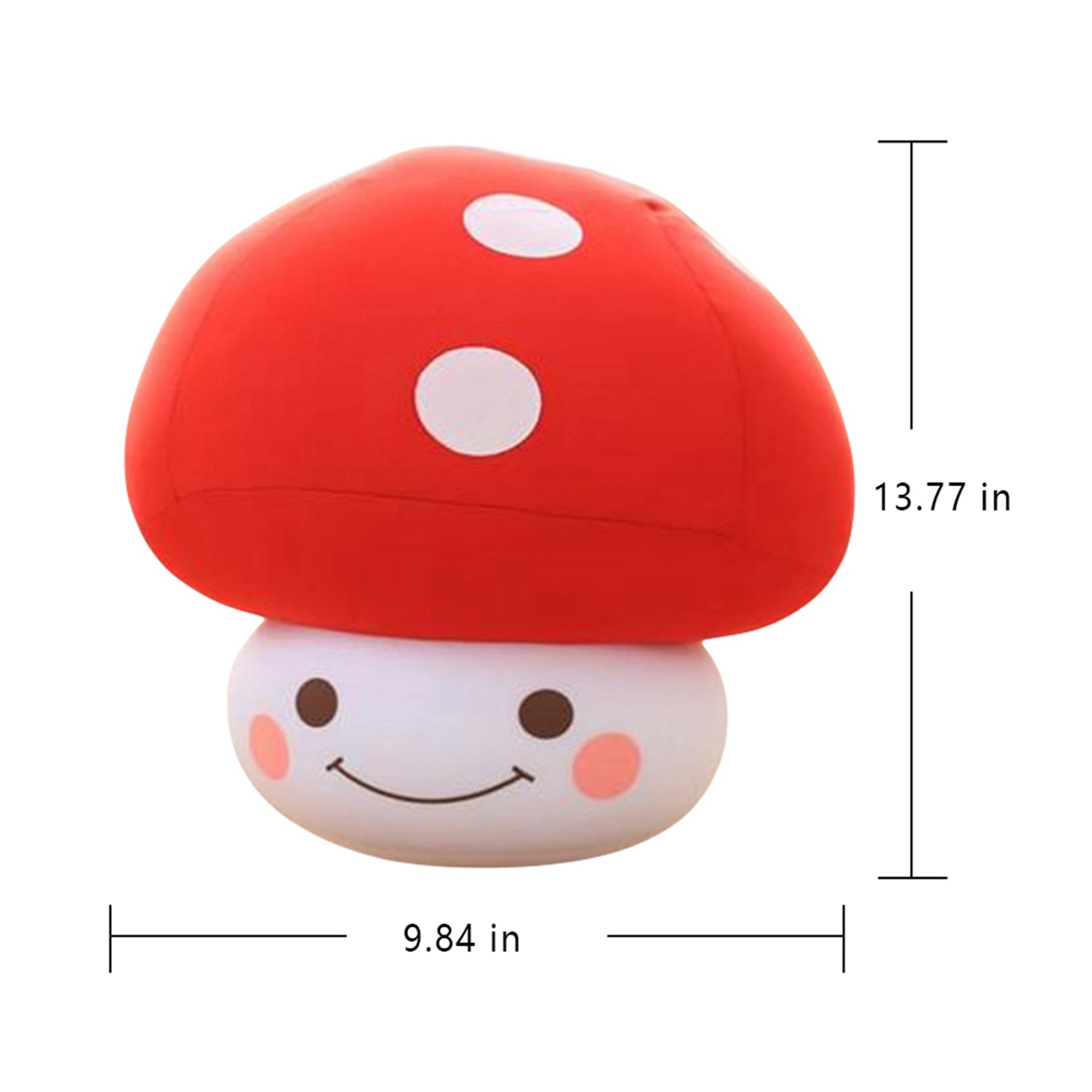 Soft Mushroom Shaped Throw Pillow X5534