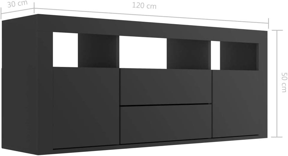 Black TV Cabinet D17745