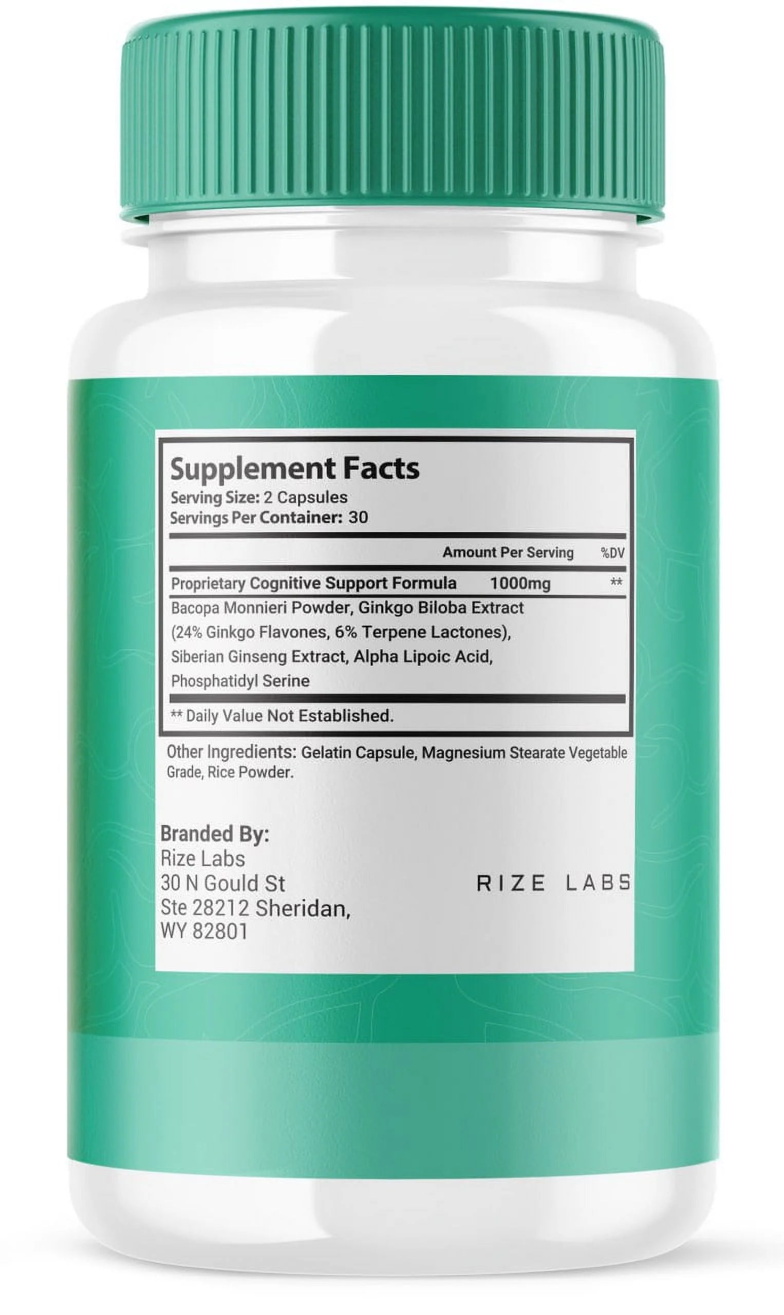 (2 Pack) Brain Boost Supplement, 120 Capsules W68793