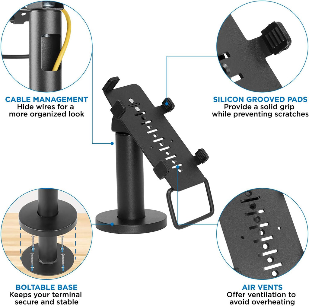 7 Pole Credit Card POS Terminal Stand Pack of 2 P712390