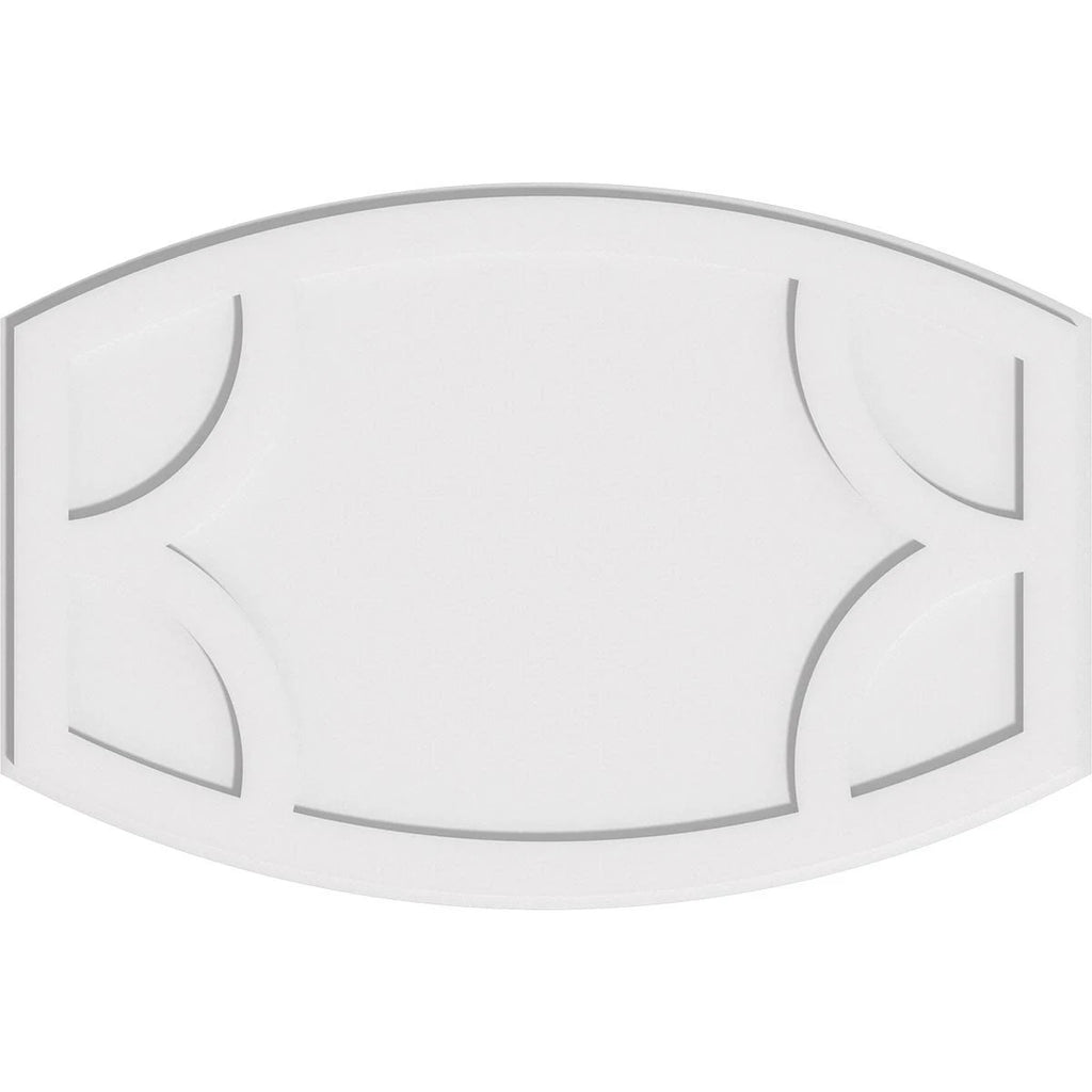 36 inch x 24 inch x 19 1/2 inch x 1 inch PVC Ceiling Medallion I5347