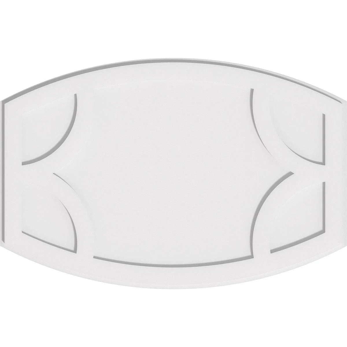 36 inch x 24 inch x 19 1/2 inch x 1 inch PVC Ceiling Medallion I5347