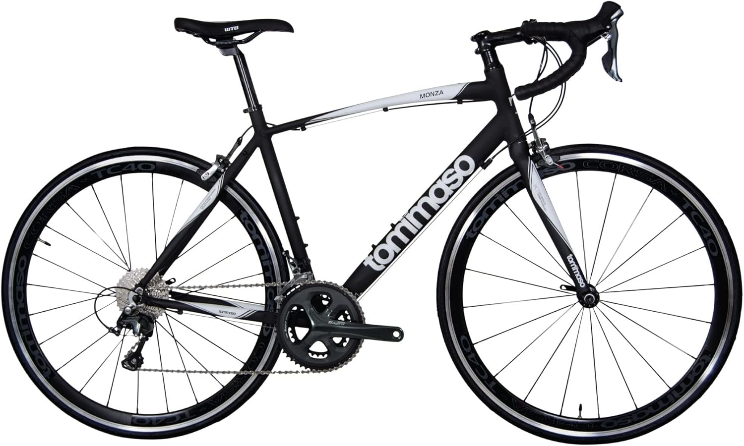 Matte Black Blue Aluminum Road Bike P868
