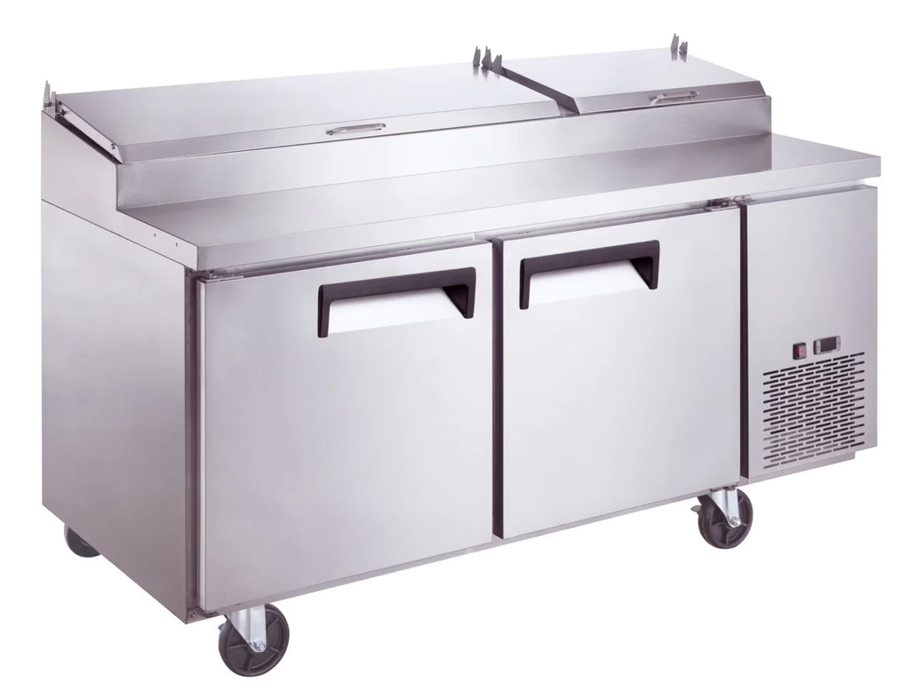 70 Refrigerated 2 Door Pizza Prep Table D443489