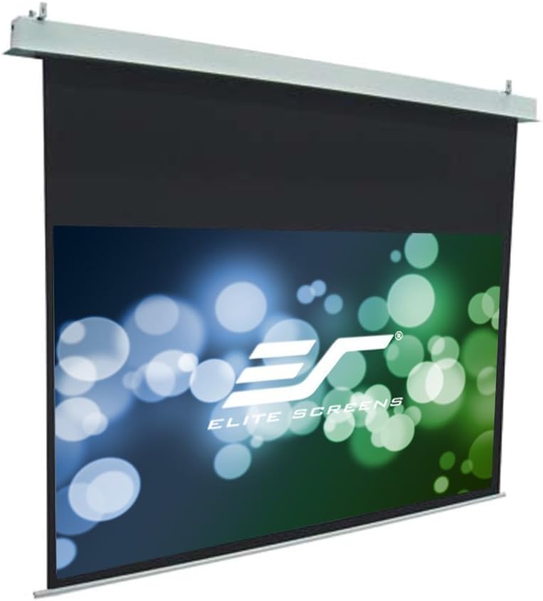 100" 16:9 Recessed in-Ceiling Electric Projector Screen with Installation Kit H9430