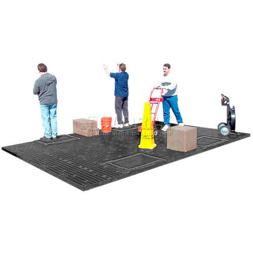 Anti-Fatigue Mat 7/8 Thick 3' x 3' Black C596