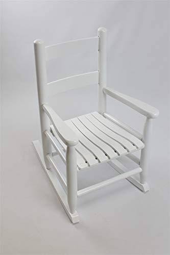 Antique White Wood Childs Rocking Chair P446076