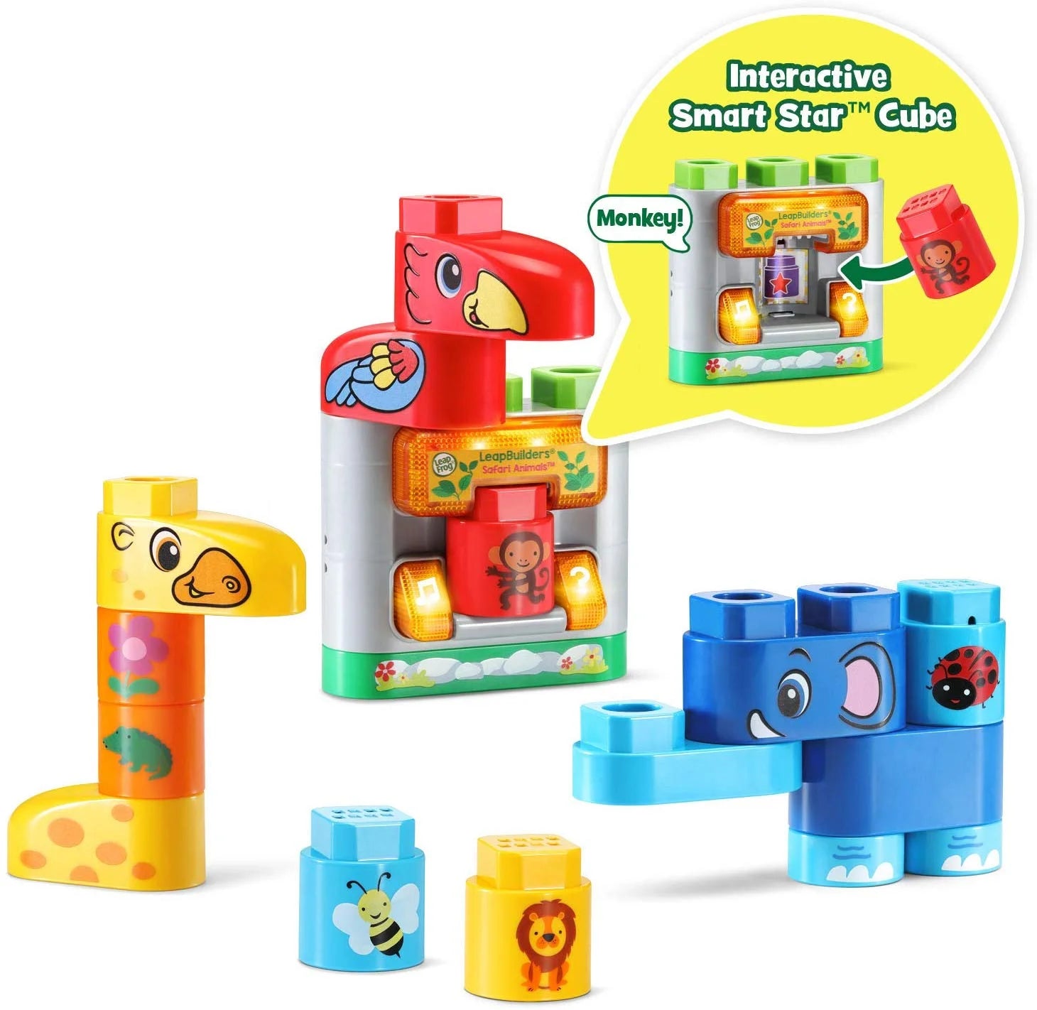 Safari Animals Learning Blocks Toy A398430