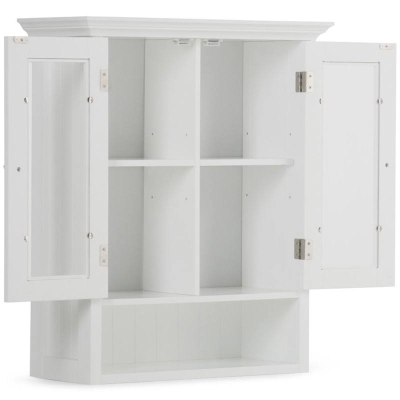 Double Door Wall Cabinet in Pure White X136
