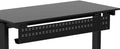 Black Under Desk Cable Management Tray Z261
