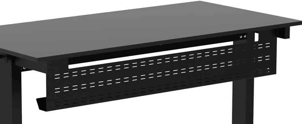 Black Under Desk Cable Management Tray Z261