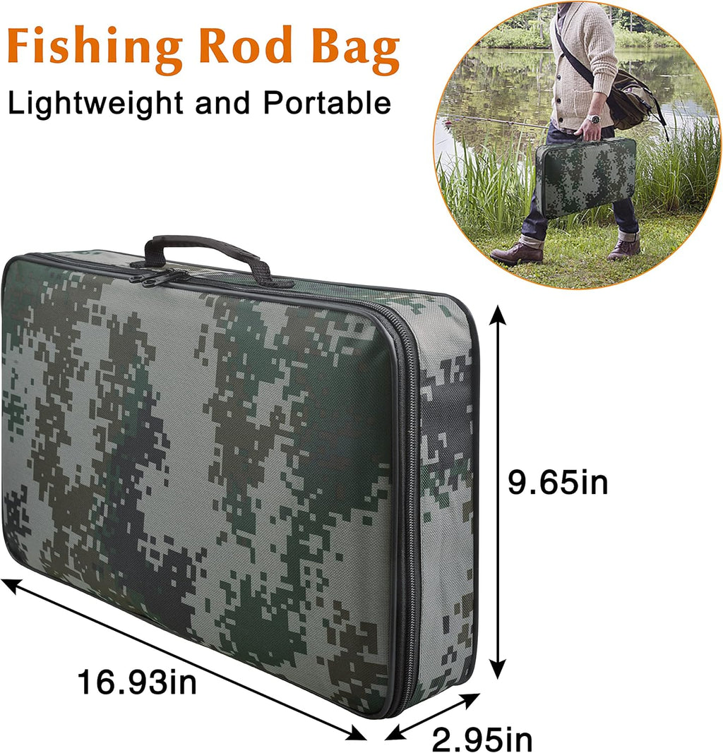Carbon Fiber Telescopic Fishing Rod and Reel Combo Set with Carrier Bag M357284