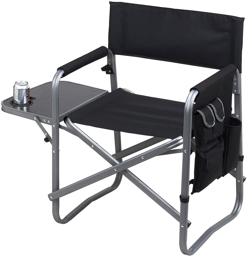Folding Camping Chair with Table and Removable Cooler H3320