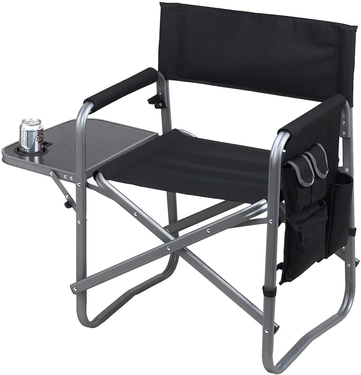 Folding Camping Chair with Table and Removable Cooler H3320