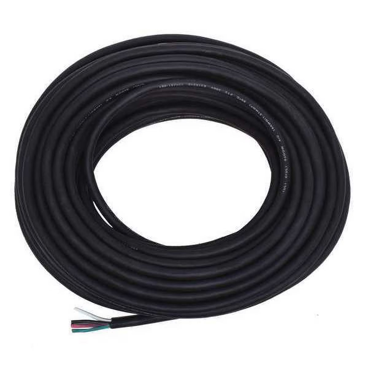 16 AWG 4 Conductor Portable Cord 300V 100 ft. BK C622