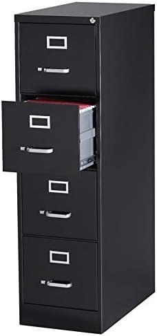 4 Drawer Light Gray Letter File Cabinet Q761178