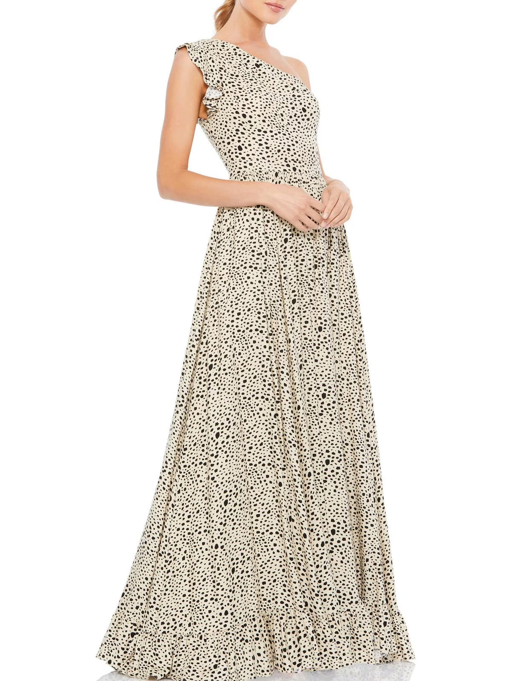 Animal Print Maxi Evening Dress G70391