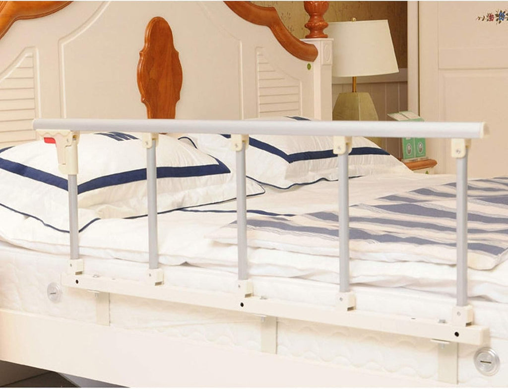 Silver Foldable Bed Safety Rail for Elderly Adults M6610