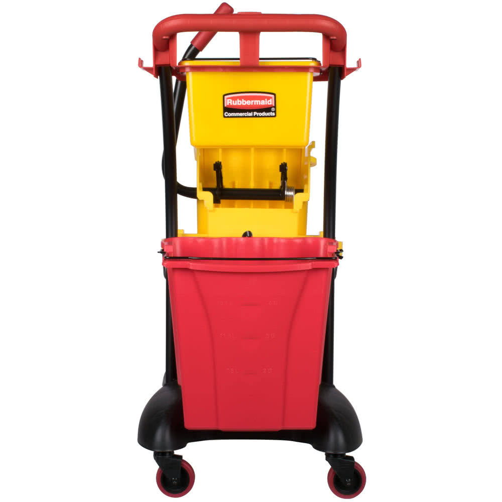 Yellow 35 Quart Mopping Trolley W1186