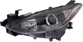 Headlight Assembly Halogen Driver Side for Mazda 3 2014-2016 S1068