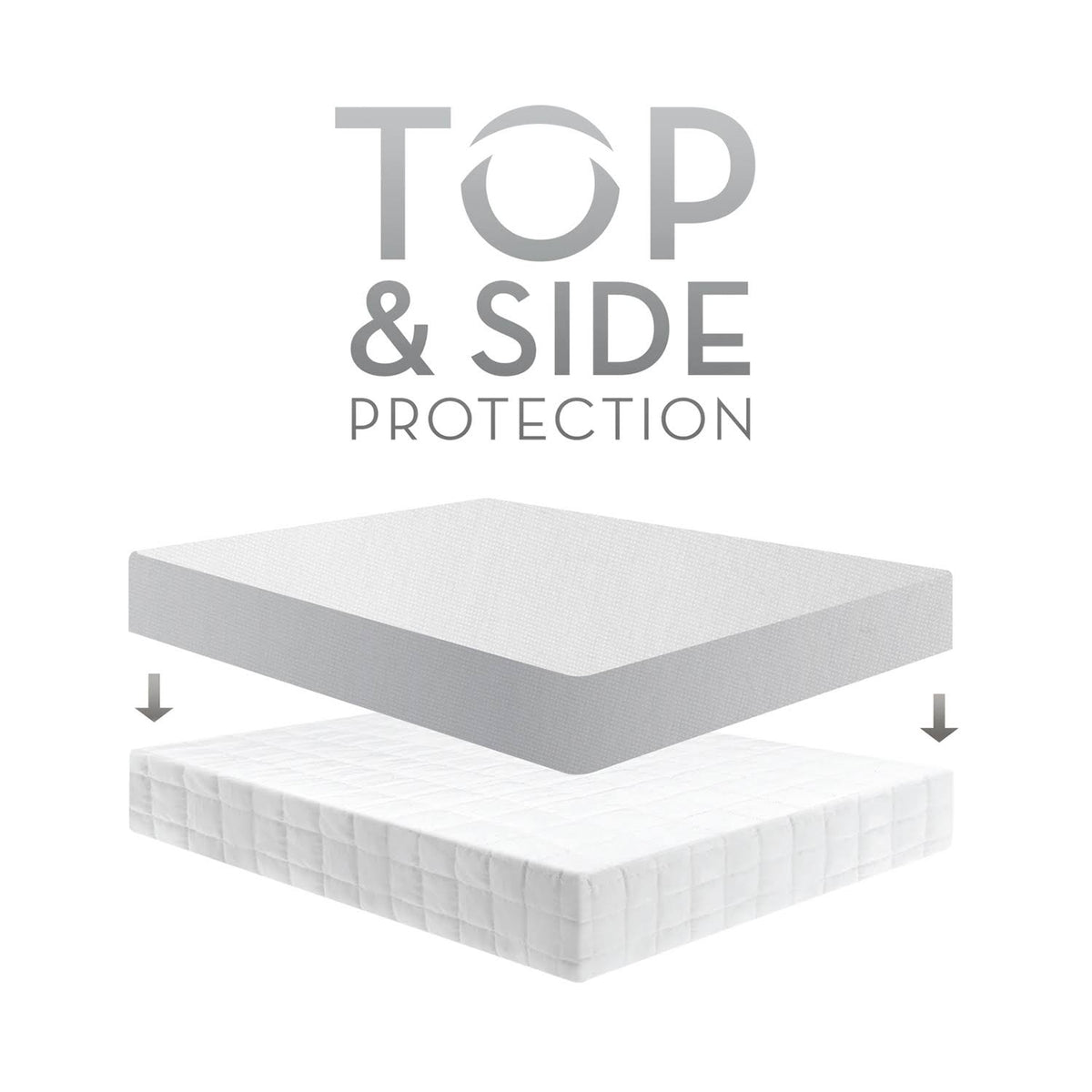 Split Cal King Mattress Protector with Tencel T6525
