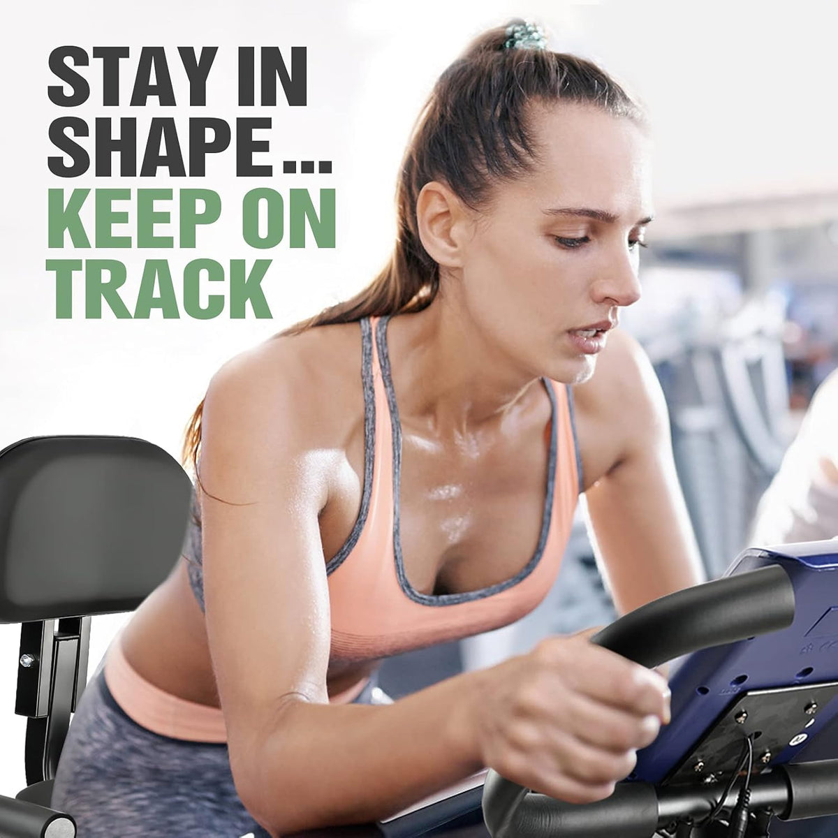 Foldable Magnetic Exercise Bike with LCD Monitor V31978