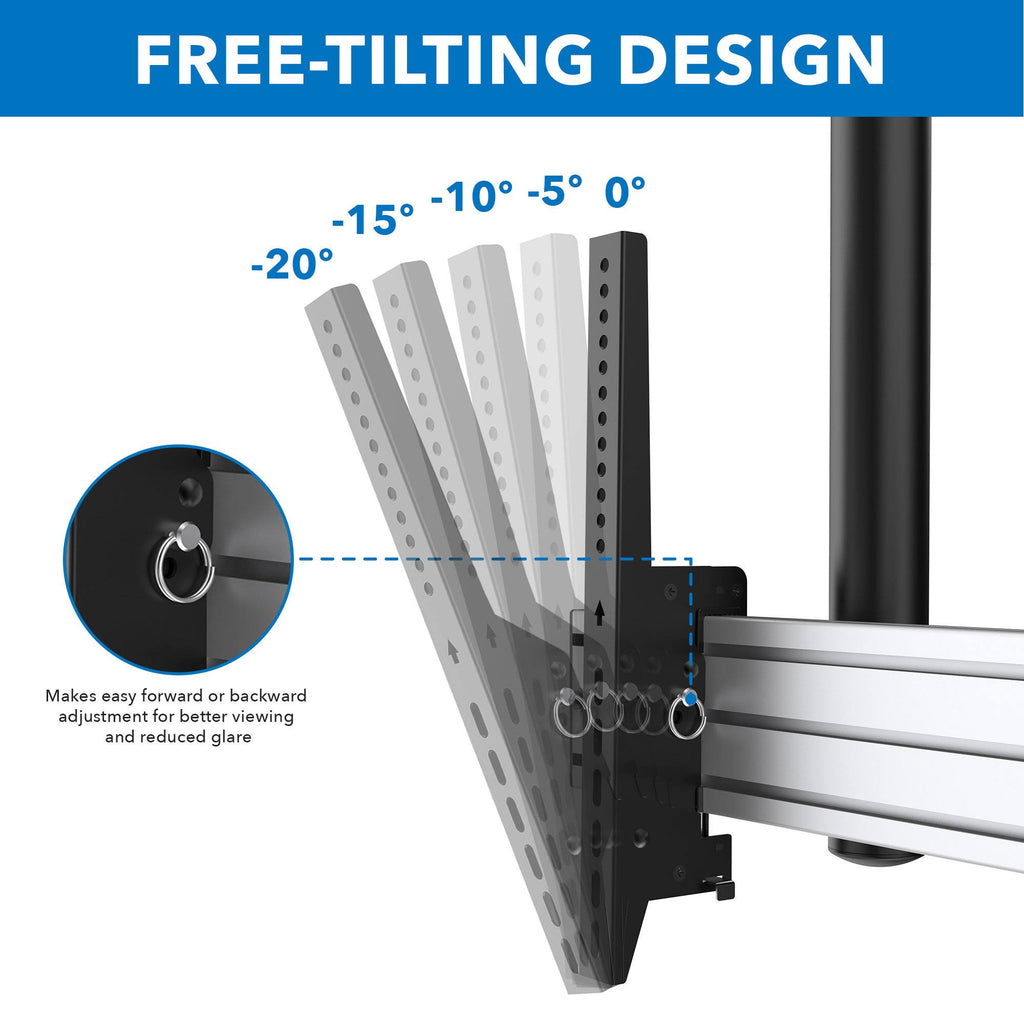 Black Ceiling TV Mount Y917743