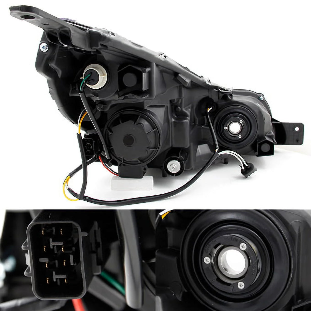 Clear Headlights Head Lamps Driver Left + Passenger Right Side Replacement M5742