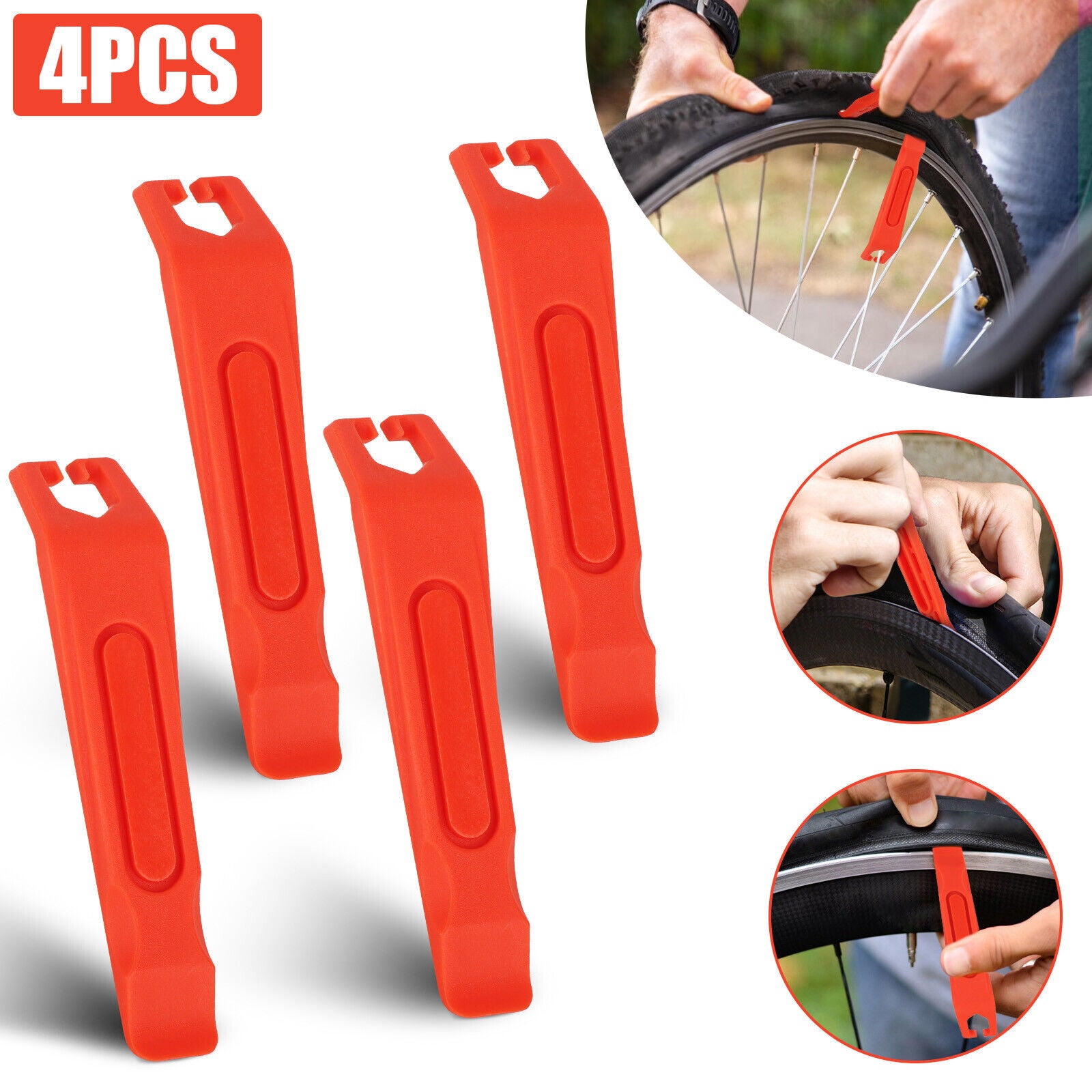 Bicycle Tire Change Levers Tool Set, 4 Pcs M448