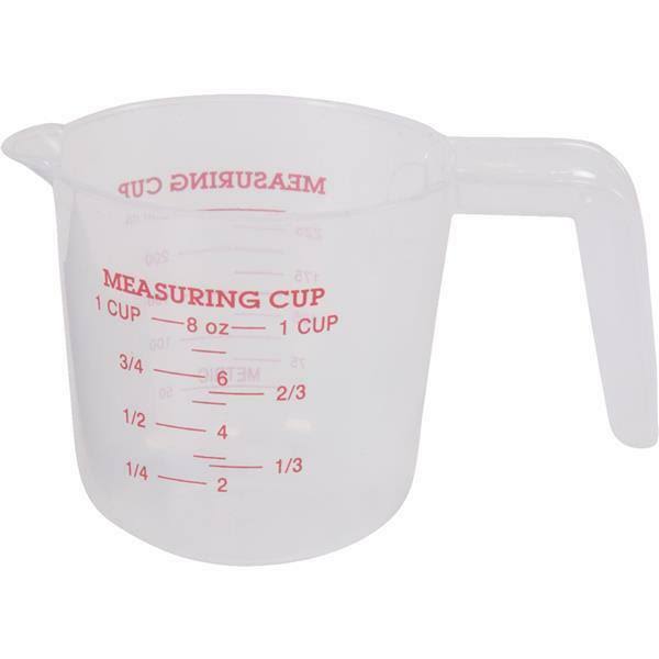 White Plastic Measuring Cup E6488