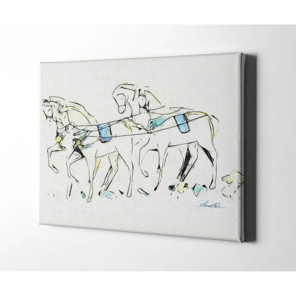 Multi-Color Stretched Canvas C378