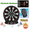 Electronic Hanging Dartboard with 6pcs Darts A369785