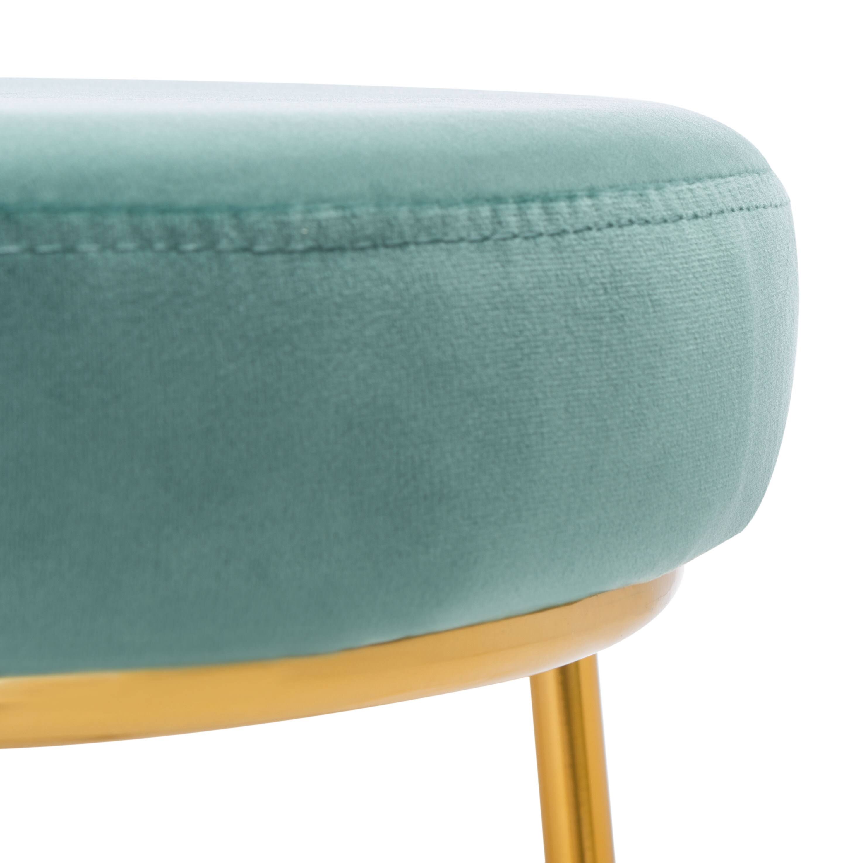 Round Counter Stool Seafoam Gold S846