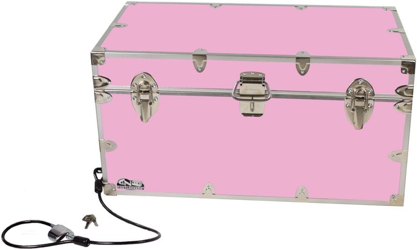 Large Storage Chest with Anchoring Cable Lock - 32 x 18 x 16.5 Inches M121861