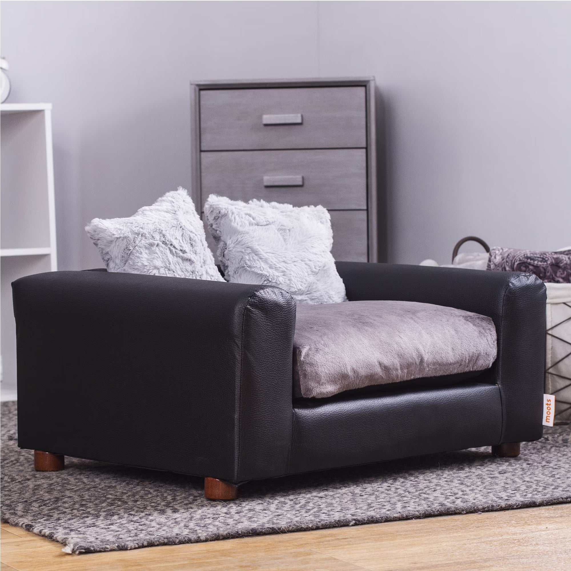Medium Leatherette Pets Sofa R42949