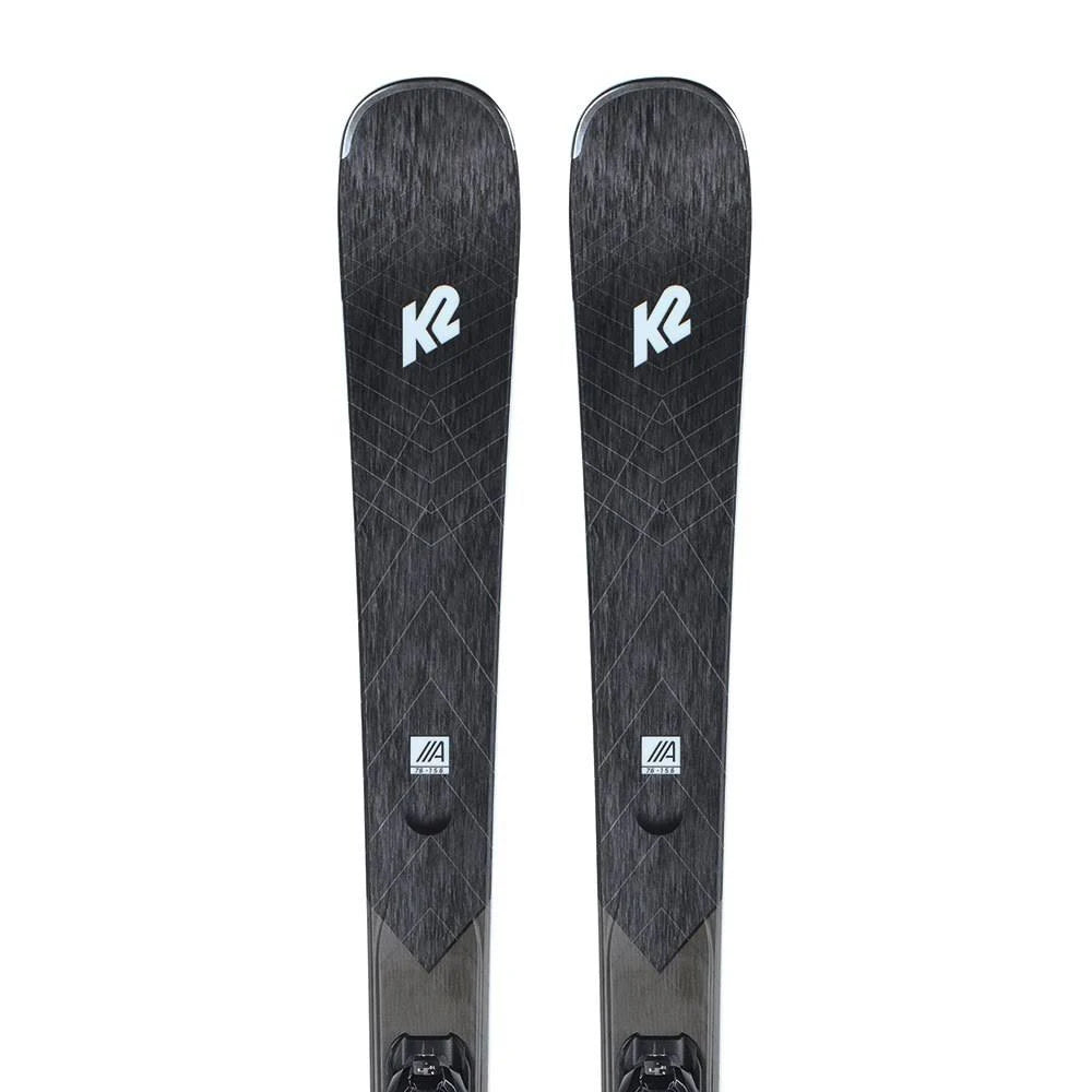 Black-Teal Compact Skis U621