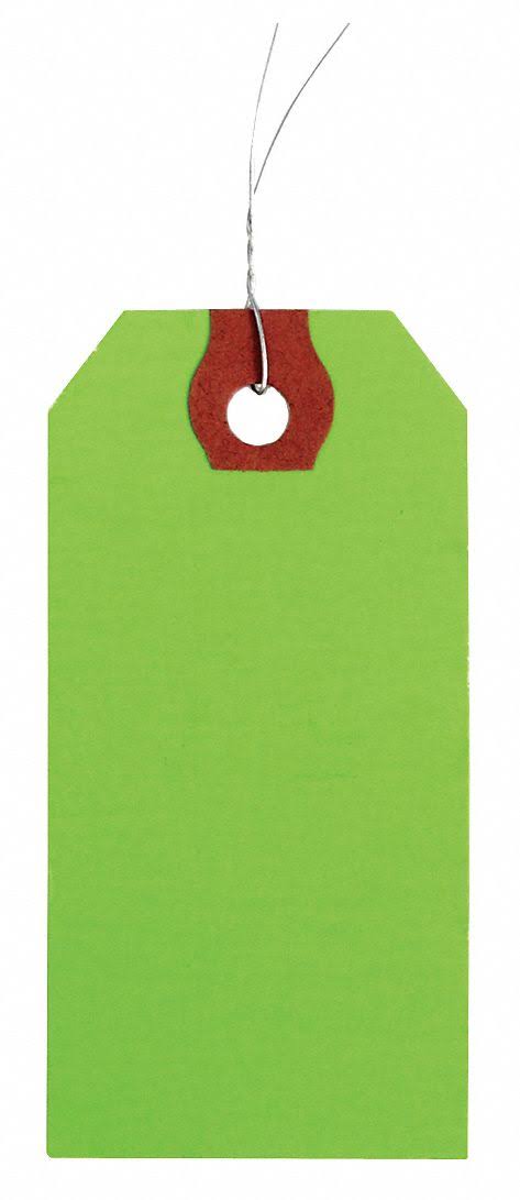 Green Paper Tags, PK1000 C8743