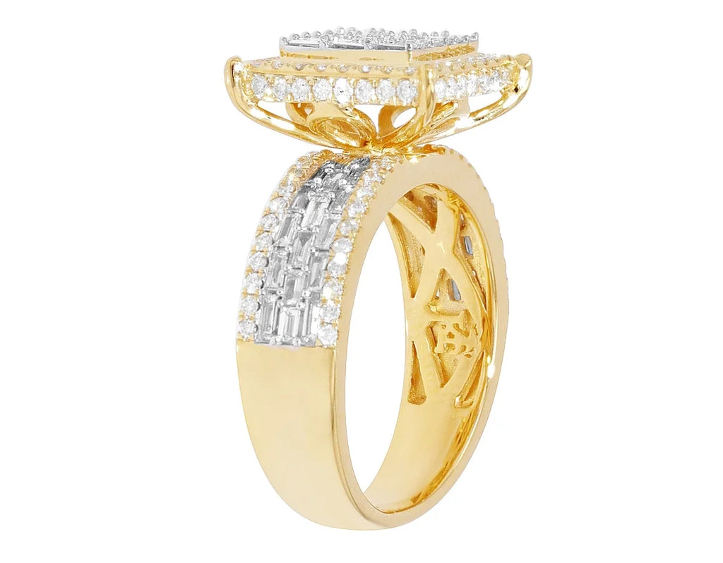 1.3CT Baguette Diamond Ring 10k Gold Y37739