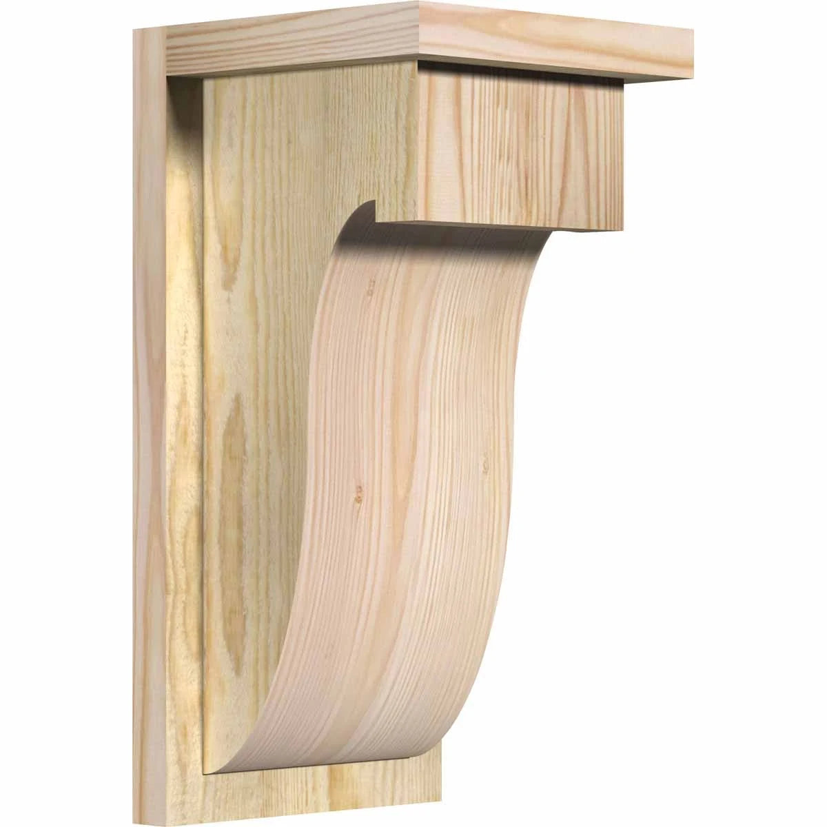Douglas Fir Corbel with Backplate A555