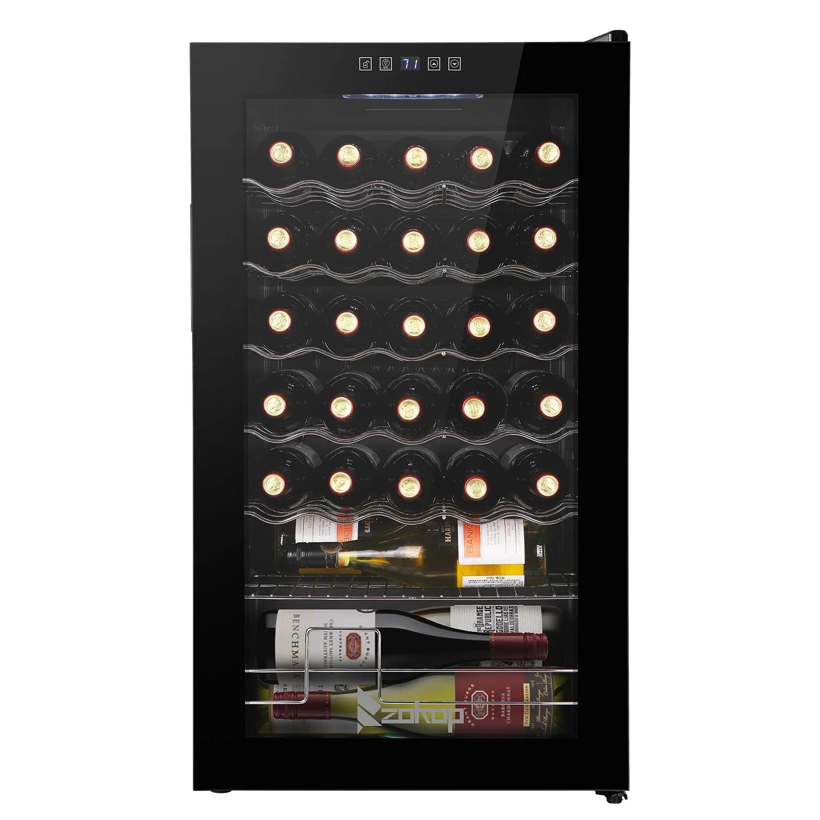 Black 34 Bottle Electronic Wine Cabinet X803
