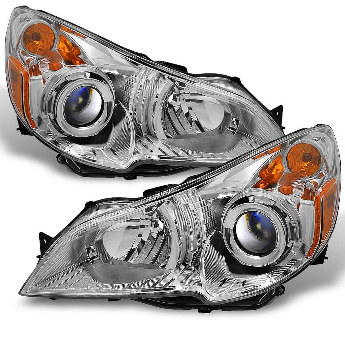 Clear Headlights Head Lamps Driver Left + Passenger Right Side Replacement M5742