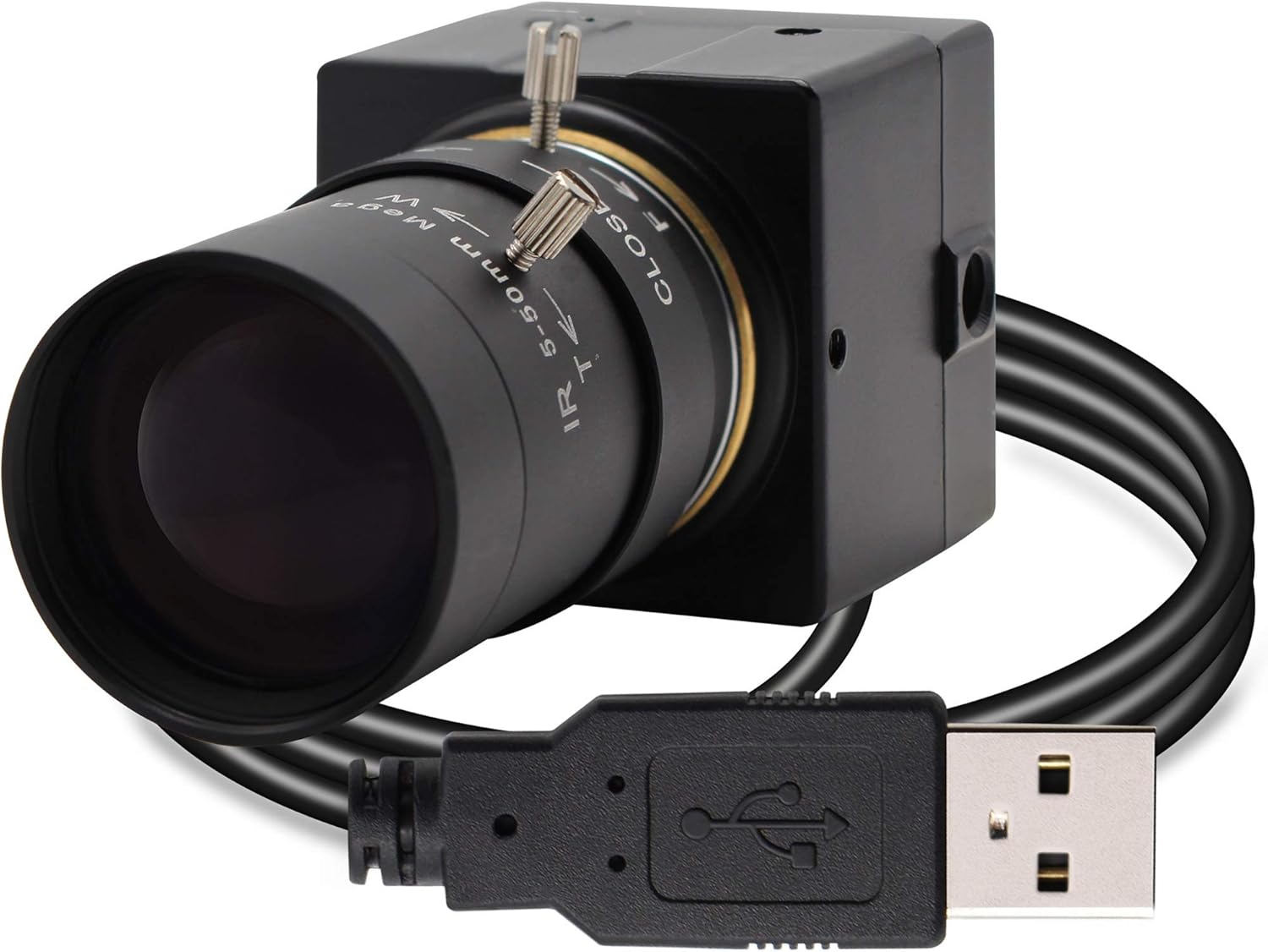 5-50mm Varifocal Lens USB Webcam 5 Megapixel with Aluminum Mini Case C380