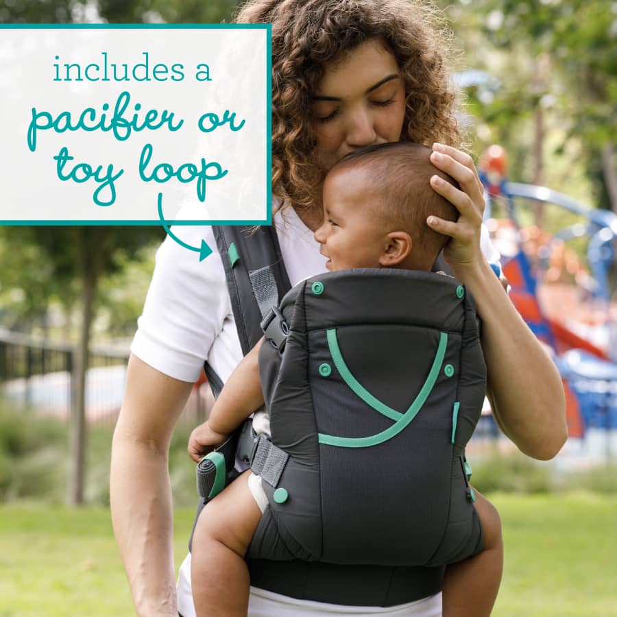 Gray Multi-Pocket Baby Carrier S842