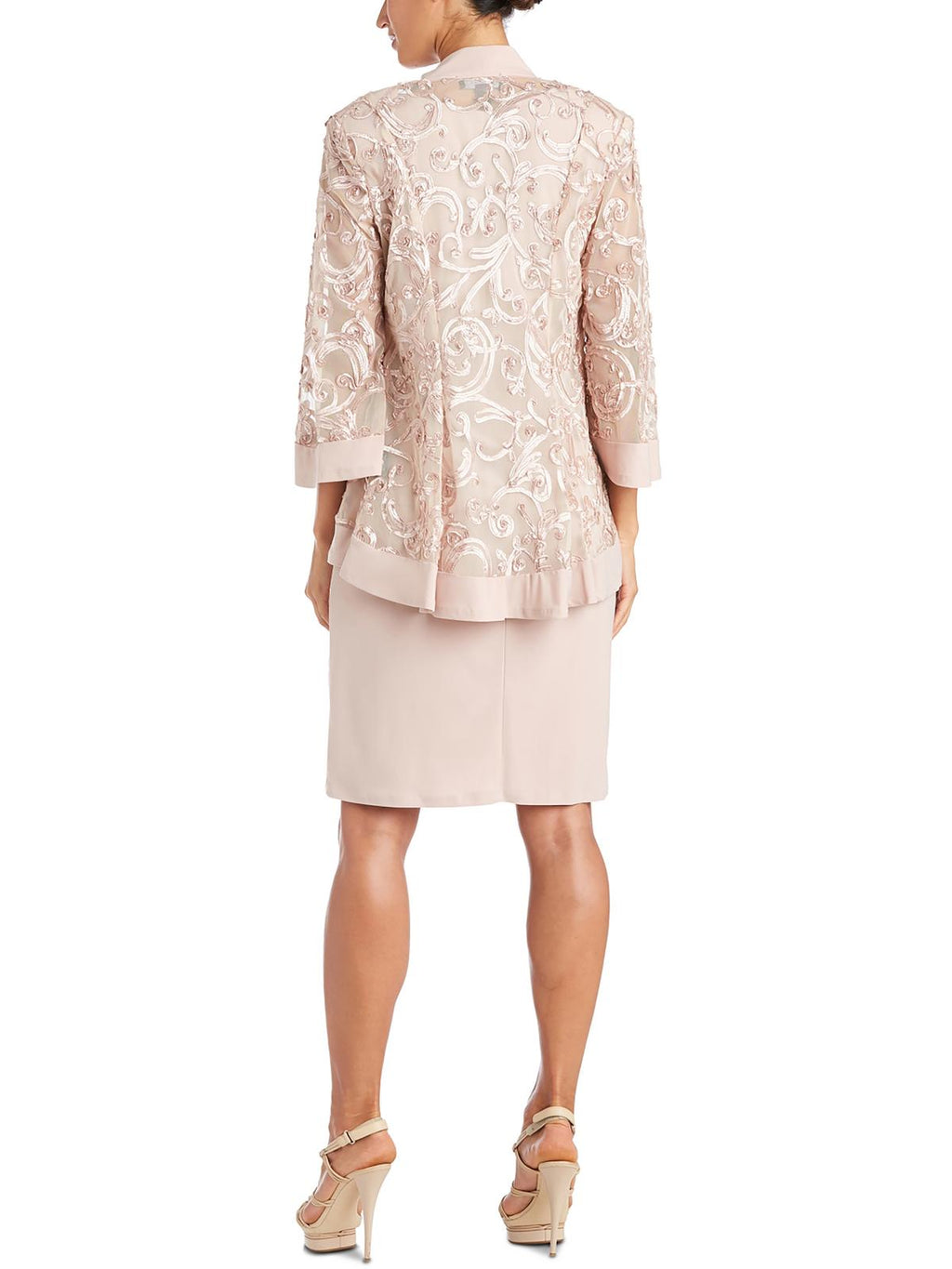 Mesh 2PC Cocktail and Party Dress A549026